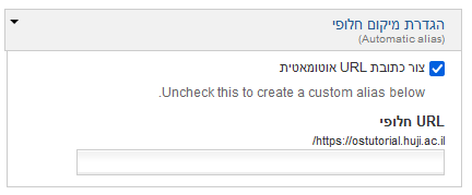 מיקום חלופי