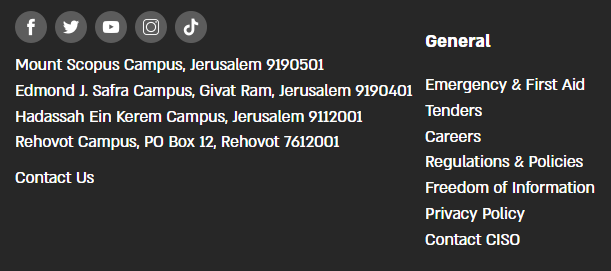 גריד האוניברסיטה העברית